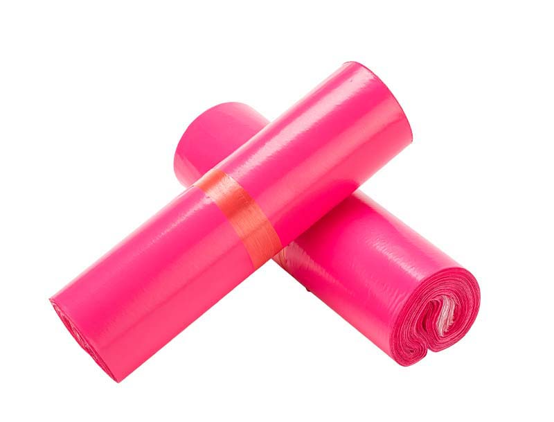 西岗玫红色快递袋-02